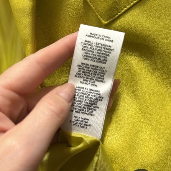 Avec les filles chartreuse cropped blazer - Picture 3 of 4